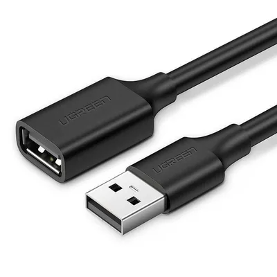 Kabel usb 2.0 przedłużający UGREEN us103, 5m (czarny)