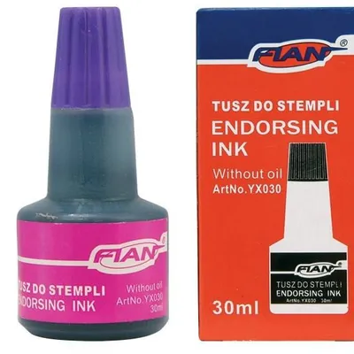 Tusz do stempli FIAN yx030violet fioletowy 30ml