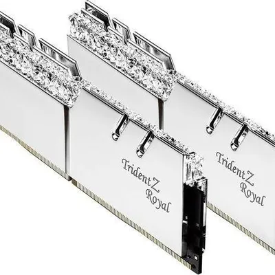 G.skill pamięć do pc ddr4 32gb (2x16gb) tridentz royal rgb ddr4 3200mhz cl16 xmp2 srebrna