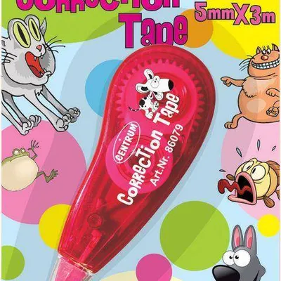 Korektor w taśmie 5mmx3m CENTRUM crazy pets 86079