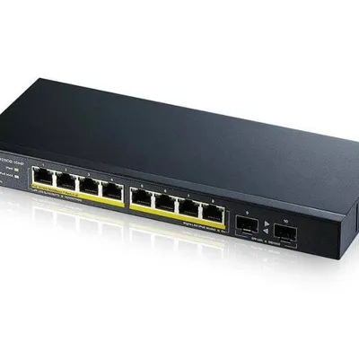 Zyxel przełącznik gs1100-10hp-eu0102f 120w poe 8xgigabit 2xfiber uplilk switch