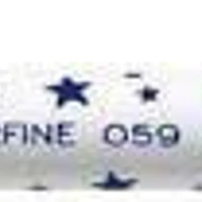 Długopis jednorazowy TOMA superfine to-059 1 2 niebieski 0.5 ob. w gwiazdki