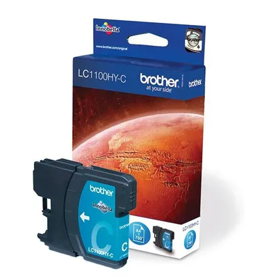 Tusz oryginalny BROTHER lc1100hyc cyan 750 stron