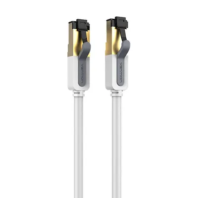 Kabel sieciowy cat7 sftp Vention icdhl rj45 ethernet 10gbps 10m szary