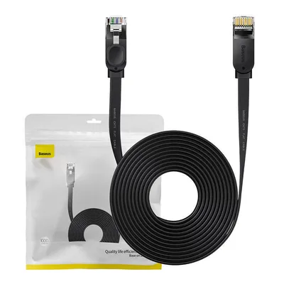 Kabel sieciowy Baseus ethernet rj45, 1gbps, 10m (czarny)