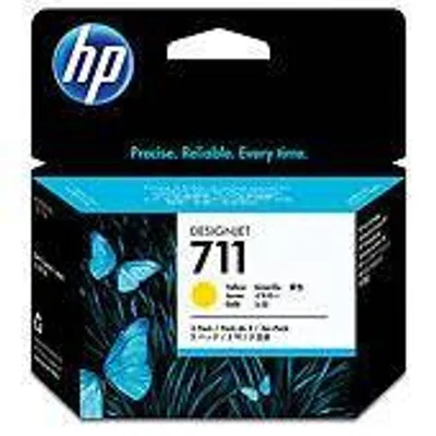 Tusz oryginalny HP711 3-pack cz136a yellow 3x29 ml