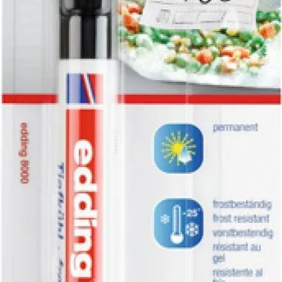 Marker odporny na działanie niskiej temperatury blister EDDING 8000 czarny 1 mm