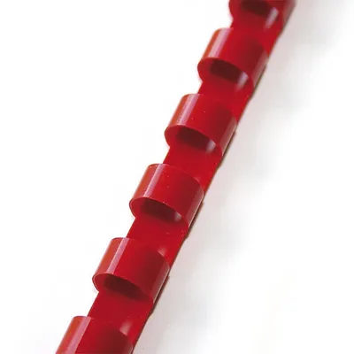 Grzbiet plastikowy 25mm ARGO 405254 czerwony 50 szt