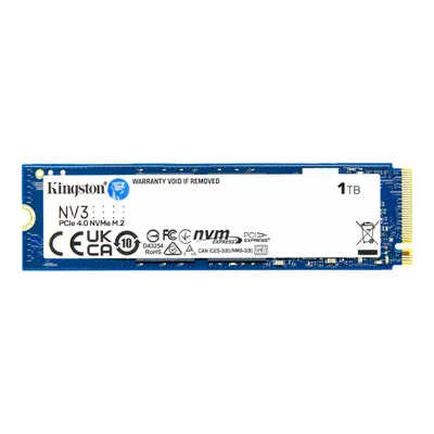 Kingston dysk ssd nv3 1tb m.2 2280 pci-e 4.0 nvme 6000/4000