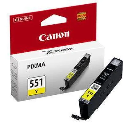 Tusz oryginalny CANON cli551y 6511b001 yellow 7 ml