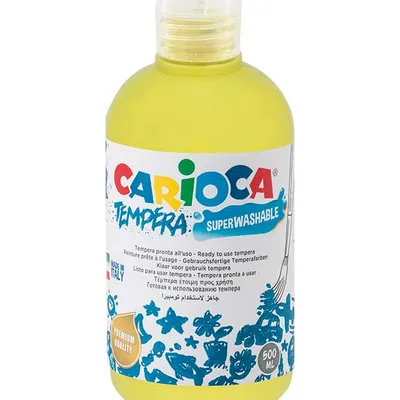 Farba tempera Carioca 40427/12 170-2713 500ml cytrynowa