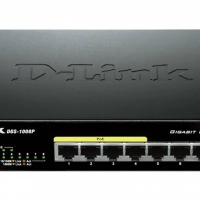 D-link switch 8-port 10/100/1000gigabit metal housing desktop