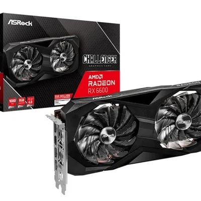 Asrock karta graficzna radeon rx 6600 challenger d 8gb 128bit gddr6 3dp/hdmi