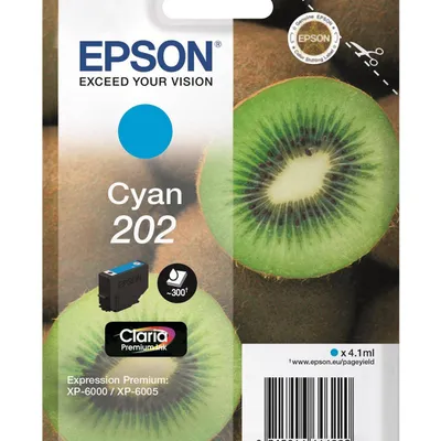 Tusz oryginalny EPSON t02f2 c13t02f24010 cyan 300 stron