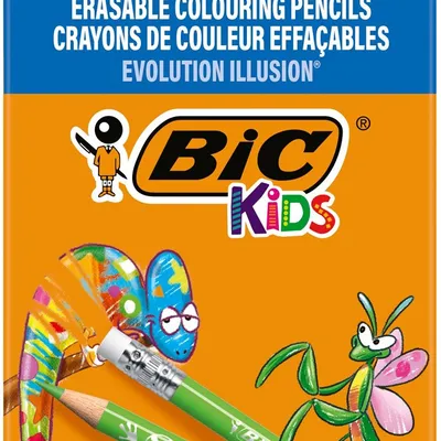 Kredki ołówkowe BIC kids evolution illusion 987868 mix*12