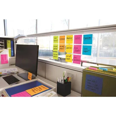 Karteczki samoprzylepne carnival, 76x76mm 3M post-it® super sticky 6x90 kart