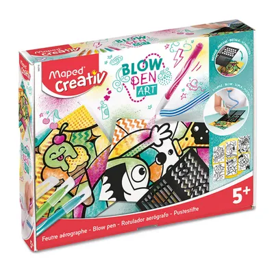Flamastry dmuchane blowpen art pop’art. Maped Creativ