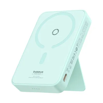 Powerbank magnetyczny Baseus magpro magnetic 5000mah 20w, magsafe (miętowy)