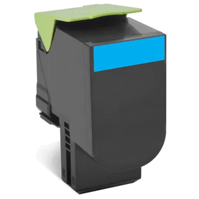 Toner oryginalny LEXMARK 80c2xc0 cyan 4000 stron