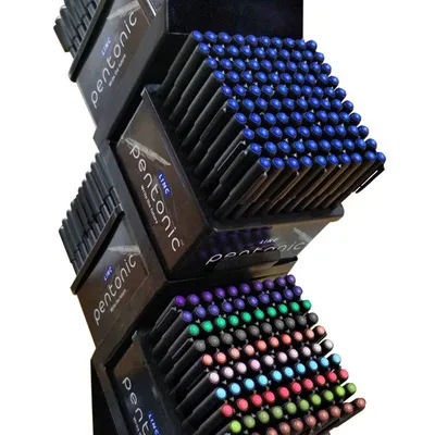 Długopis kulkowy linc Pentonic 7024-6t mix kolorów 0.7 2x600szt