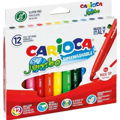 Flamastry Carioca 40569 jumbo 160-1479 mix*12szt