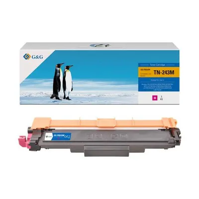 G&g kompatybilny toner z tn243m, magenta, 1000s, nt-pb243m, dla brother dcp-l3500, mfc-l3730, mfc-l3740, mfc-l3750, n