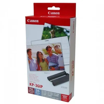 Canon papier do drukarki termosub., kp-36ip, termosublimacyjny papier, z folią temrosublimacyjną typ 7737a001, biały, cp-220, 330,