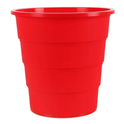 Kosz na śmieci 16l OFFICE PRODUCTS czerwony plastik