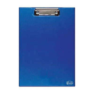 Klip board z metalowym klipsem a4 FOROFIS zamykany 91244 niebieska pvc