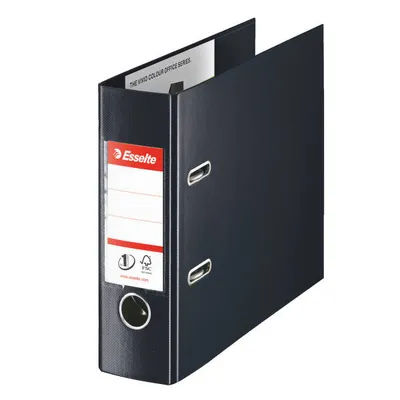 Segregator bankowy ESSELTE no.1 vivida 75 mm 468970 czarny