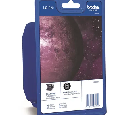 Tusz oryginalny BROTHER lc1220bk czarny 300 stron