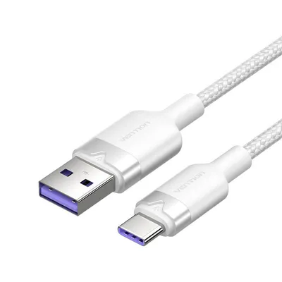 Kabel usb 2.0 a do usb-c 6a Vention ctowf 1m (biały)