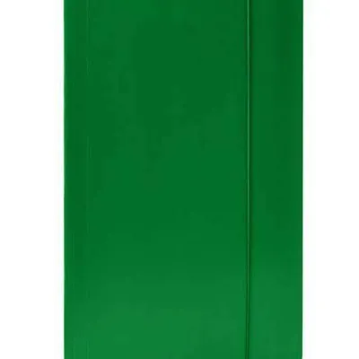 Teczka z gumką a4 VAUPE eco 319/06 zielona tektura 380g/m2 20mm
