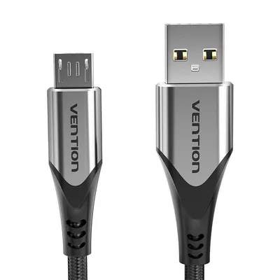 Kabel usb 2.0 a do micro usb Vention coahi 3a 3m szary