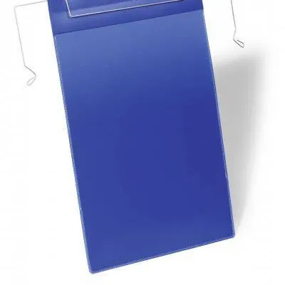 Kieszeń magazynowa pionowa z uchwytami z drutu a4 DURABLE 175307 niebieska 50szt