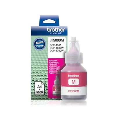 Tusz oryginalny BROTHER bt5000m magenta 5000 stron