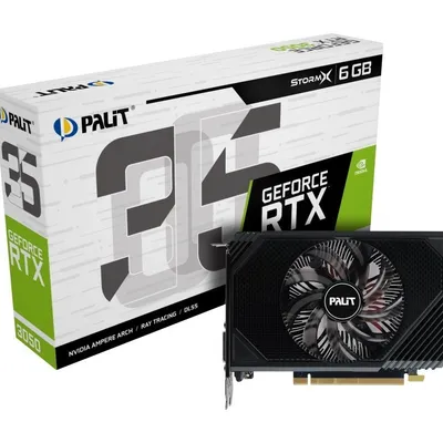 Palit karta graficzna geforce rtx 3050 stormx 6gb gddr6 96bit dvi/dp/hdmi