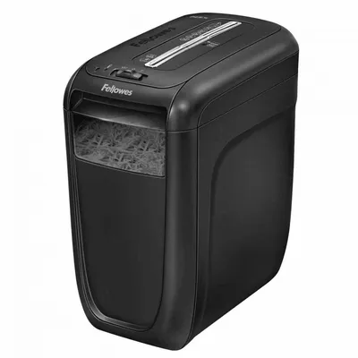 Niszczarka a4 Fellowes 60cs 4606101 czarna 10krt ścinki 4x40mm 22 litry
