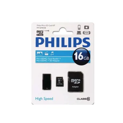 Pamięć microsdhc 16gb 10mbs PHILIPS fm16mr45b/10 1 szt.