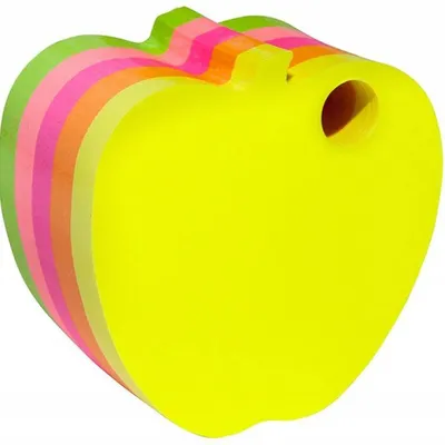 Karteczki samoprzylepne jabłko DONAU neon*5 400kart