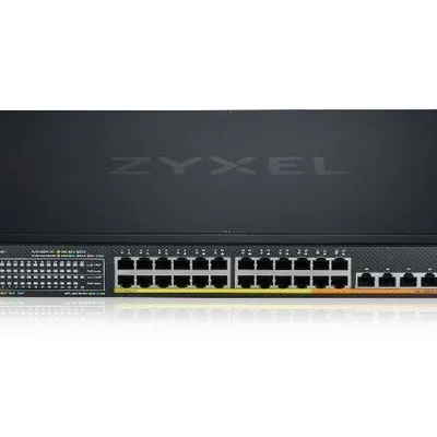 Zyxel przełącznik xmg1930-30hp, 24-port 2.5gbe smart managed layer 2 poe 700w 22xpoe+/8xpoe++ switch with 4 10gbe and 2 sfp+ uplink