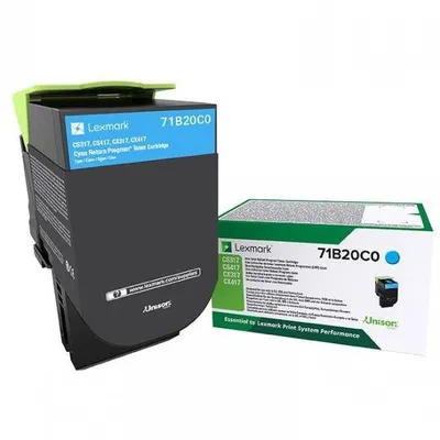 Toner oryginalny LEXMARK 71b20c0 cyan 2300 stron