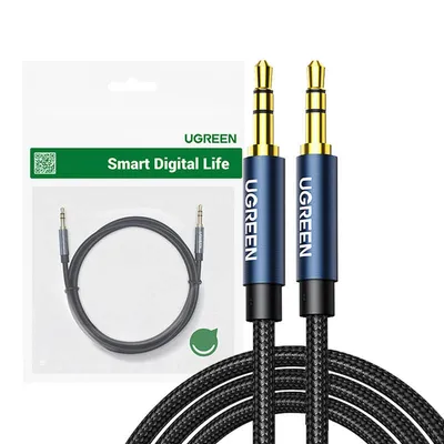 Kabel mini jack 3,5mm UGREEN av122, aux, 1m (black)