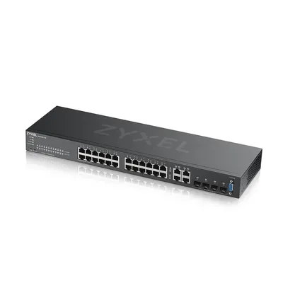 Zyxel gs2220-28 24xgbe l2 switch gbe uplink 1y ncc pro pack lic gs2220-28-eu0101f