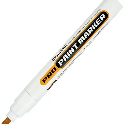 Marker przemysłowy Monami pro paint 160-2481 biały okrągła 2mm