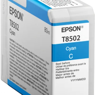 Tusz oryginalny EPSON t8502 c13t850200 cyan 80 ml