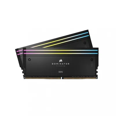 Corsair pamięć ddr5 dominator titanium rgb 64gb/6600(2*32gb) cl32 intel xmp