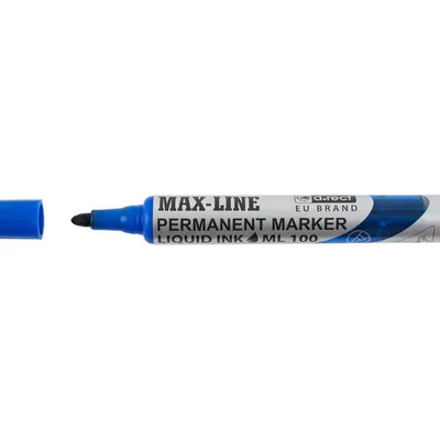 Marker permanentny D.RECT max-line ml100 niebieski okrągła