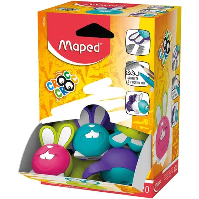 Gumka MAPED croc croc królik mix kolorów