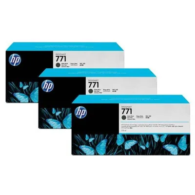 Hp oryginalny ink / tusz cr250a, matte black, 3x775ml, HP 771, hp 3-pack, designjet z6200